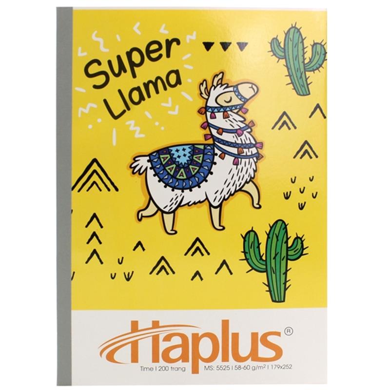 Vở Haplus Time Kẻ Ngang 200 Trang 5525 - Super Lama